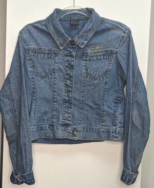 FUBU blue denim jacket - Large